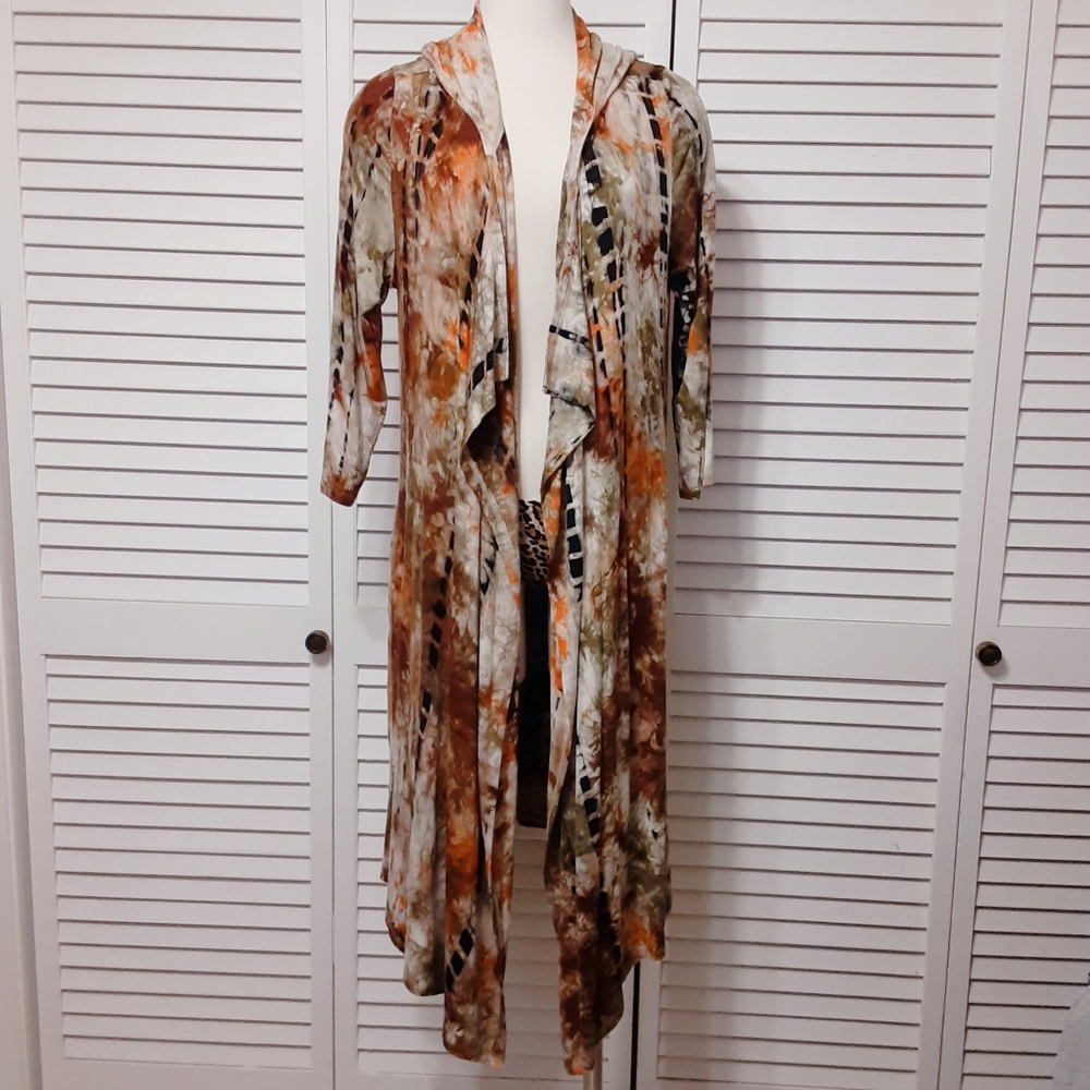 Beach Wrap Hoodie with Cell Phone & Key Pockets by Coin 1804 - Picture 3 of 16